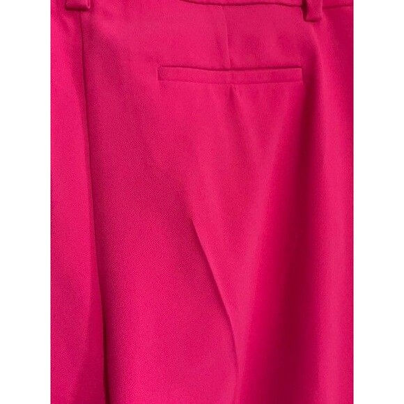 Trina Turk Zipper Front Slash Pockets Straight Legs Sz 10 PinK NWT *** - Picture 3 of 5
